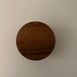 Round Wooden Box // Salt Sugar or Spice storage !